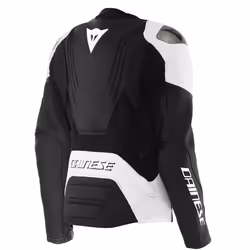 Dainese Racing 5 Giacca in pelle da moto da donna, nero-bianco, dimensione 48 per donne - Vista aggiuntiva 2
