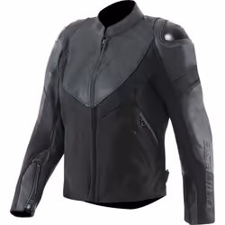 Dainese Iperattiva Giacca da moto da donna in pelle/tessuto, nero, dimensione 42 per donne - Vista aggiuntiva 2
