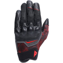 Dainese Ermex Guanti da moto, nero-rosso, dimensione M per uomo