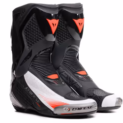 Dainese Torque 4 Air Stivali da moto, nero-bianco-rosso, dimensione 46 per uomo