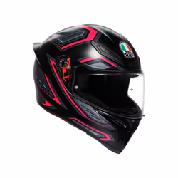 AGV K1 S Sling Casco, nero-rosa, dimensione M per uomo