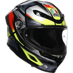AGV K6 S Erazer Casco, grigio-giallo, dimensione 2XL per uomo