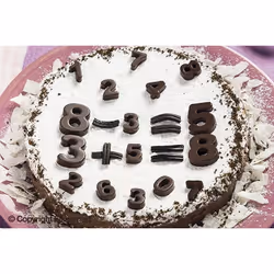 Silikomart Sf174 Choco 123 Stampo da forno alfabetico 1 pz - Vista aggiuntiva 5