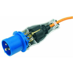 Adattatore Industriale per Spine Schuko Rosi 1821 plug shell da 16A e 6h - 250 v