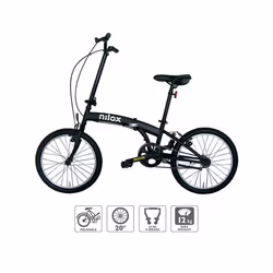 Nilox X0 Bicicletta da città Acciaio Nero - Vista aggiuntiva 3