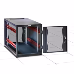 Techly I-CASE FP-I146BK rack 14U Rack indipendenti Nero