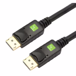 Techly Cavo Audio/Video DisplayPort M/M 0,5 m Nero ICOC DSP-A-005, 0,5 m, DisplayPort, DisplayPort, Maschio, Maschio, 4096 x ...