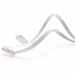 Techly ICOC U5EB-FL-020T cavo di rete Bianco 2 m Cat5e U/UTP (UTP)