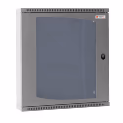 Techly Armadio Rack 19" Flat a muro p.30cm 6 unità sezione unica Grigio