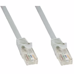 Techly Cavo di Rete Patch in Rame Cat.6 Grigio UTP 15m ICOC U6-6U-150T