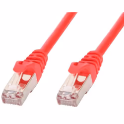 Techly Cavo di rete Patch in rame Cat.6 Rosso SFTP LSZH 0,5m, 0,5 m, Cat6, S/FTP (S-STP), RJ-45, RJ-45, Rosso