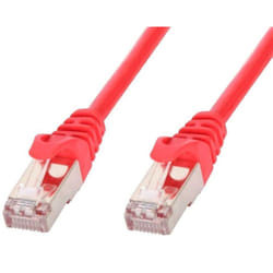 Techly Cavo di rete Patch in rame Cat.6 Rosso SFTP LSZH 0,5m