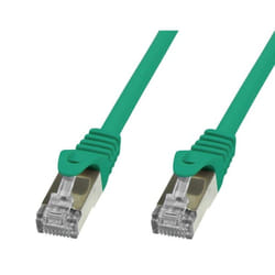 Techly Cavo di rete Patch in rame Cat.6 Verde SFTP LSZH 1m