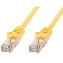 Techly Cavo di rete Patch in rame Cat.6 Giallo SFTP LSZH 1m