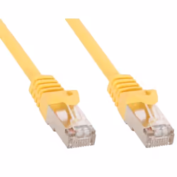 Techly Cavo di rete Patch in rame Cat.6 Giallo SFTP LSZH 1m