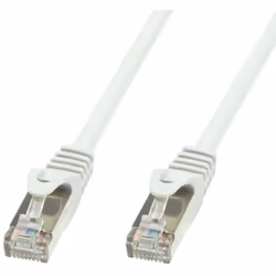 Techly Cavo di rete Patch in rame Cat.6 Bianco SFTP LSZH 3m, 3 m, Cat6, S/FTP (S-STP), RJ-45, RJ-45, Bianco