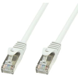 Techly Cavo di rete Patch in rame Cat.6 Bianco SFTP LSZH 3m