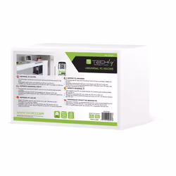 Techly ICA-CS 62 supporto per CPU Supporto per CPU da tavolo Nero