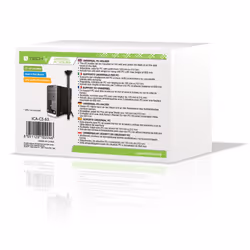 Techly ICA-CS 63 supporto per CPU Supporto per CPU da tavolo Nero