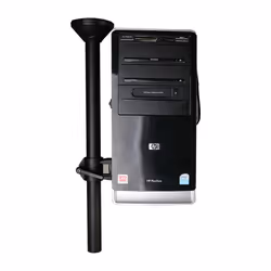 Techly ICA-CS 63 supporto per CPU Supporto per CPU da tavolo Nero - Vista aggiuntiva 4