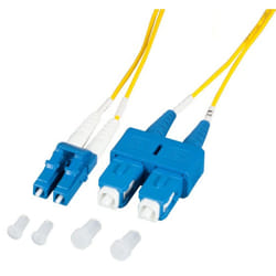 Techly ILWL OS212-LCSC-010T cavo InfiniBand e in fibra ottica 1 m SC LC Giallo