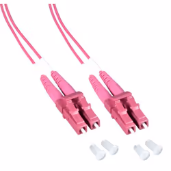 Techly ILWL OM412-LCLC-020T cavo InfiniBand e in fibra ottica 2 m LC Fucsia