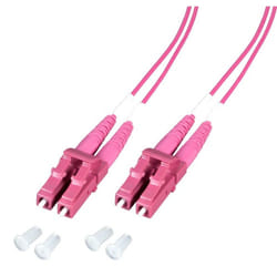 Techly ILWL OM412-LCLC-030T cavo InfiniBand e in fibra ottica 3 m LC Fucsia