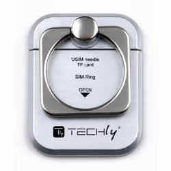 Techly I-SMART-RINGS, Telefono cellulare/smartphone, Argento