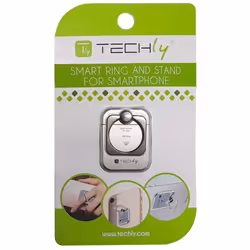 Techly I-SMART-RINGS supporto per personal communication Telefono cellulare/smartphone Argento