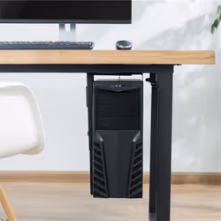 Techly ICA-CS 66 supporto per CPU Porta CPU sotto scrivania Nero - Vista aggiuntiva 6