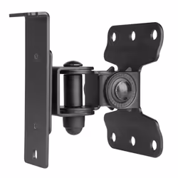 Techly Supporto da Muro Regolabile per Diffusore Sonos Play 1 nero, Parete, Acciaio, Nero, Parete, -15 - 15°, 360°