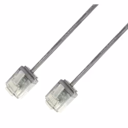Techly Cavo patch UTP Cat.6 SLIM 1.5mt grigio, 1,5 m, Cat6, U/UTP (UTP), RJ-45, RJ-45, Grigio