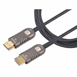 Techly ICOC HDMI-HY2-015, 15 m, HDMI tipo A (Standard), HDMI tipo A (Standard), Compatibilità 3D, 18 Gbit/s, Nero