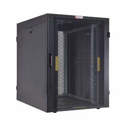 Techly Flat Netrack 19" 24U prof.1000 nero, Rack indipendenti, 24U, 1300 kg, Lucchetti, Piedini regolabili, Gestione dei cavi ...