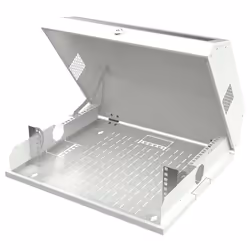 Techly Armadio a muro 19" 3U+6U Bianco, Da parete, 9U, 30 kg, Lucchetti, 12,1 kg, Bianco