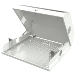 Techly Armadio a muro 19" 3U+6U Bianco