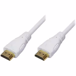 Techly Cavo HDMI A M/M High Speed 2 mt Bianco, 2 m, HDMI tipo A (Standard), HDMI tipo A (Standard), 4096 x 2160 Pixel, Compat ...