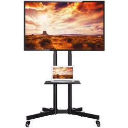 Techly Trolley da Pavimento con Mensola per TV LCD/LED/Plasma 37-70" - Vista aggiuntiva 4