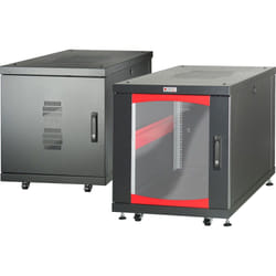 Techly I-CASE SVR-I1210BK rack 12U Rack indipendenti Nero