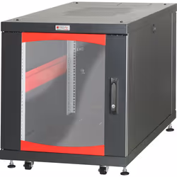 Techly I-CASE SVR-I1210BK rack 12U Rack indipendenti Nero