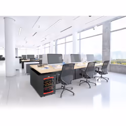 Techly I-CASE SVR-I1210BK rack 12U Rack indipendenti Nero - Vista aggiuntiva 6