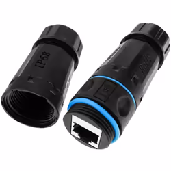 Techly Adattatore RJ45 F/RJ45 F Impermeabile Protezione IP68 - Vista aggiuntiva 5