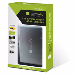 Techly Adattatore USB-C Multiporta
