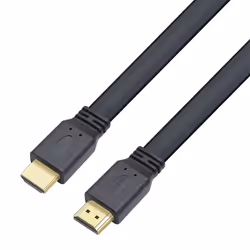 Techly Cavo HDMI 2.0 High Speed con Ethernet A/A M/M Piatto 2m, 2 m, HDMI tipo A (Standard), HDMI tipo A (Standard), Compatib ...