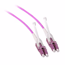 Techly LC/LC Fiber Optic Cable Uniboot HD 50/125 Multimode LSZH 2m OM4