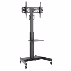 Techly Supporto a Pavimento con Mensola Trolley TV LCD/LED 32-65", 35 kg, 81,3 cm (32"), 165,1 cm (65"), 200 x 200 mm, 600 x ...