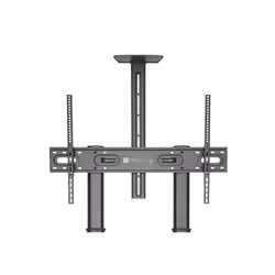 Techly Supporto a pavimento per TV con altezza regolabile, in acciaio, per TV da 60'' a 100'' - Vista aggiuntiva 5
