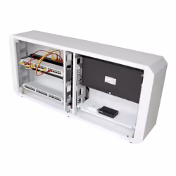 Techly Armadio rack 19" Ghost con porta cieca Bianco - Vista aggiuntiva 4