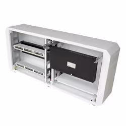 Techly Armadio rack 19" Ghost con porta cieca Bianco - Vista aggiuntiva 5