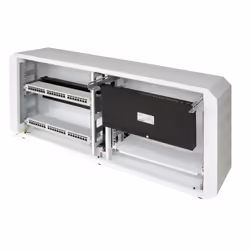 Techly Armadio rack 19" Ghost con porta grigliata Bianco - Vista aggiuntiva 4